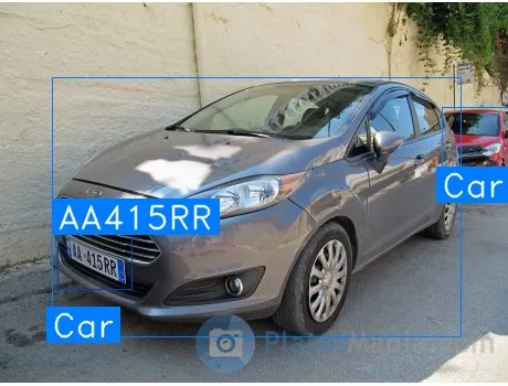 歐洲車牌辨識 範例圖片 1