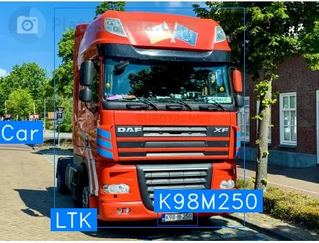 歐洲車牌辨識 範例圖片 2