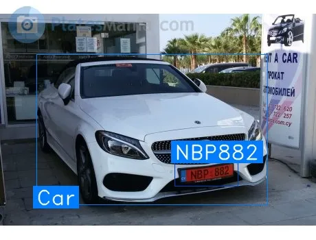 歐洲車牌辨識 範例圖片 3