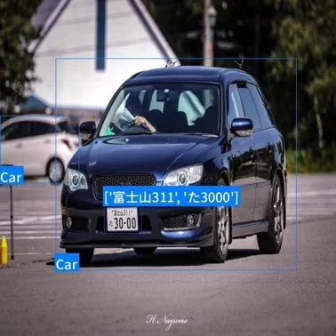 日本車牌辨識 範例圖片 3