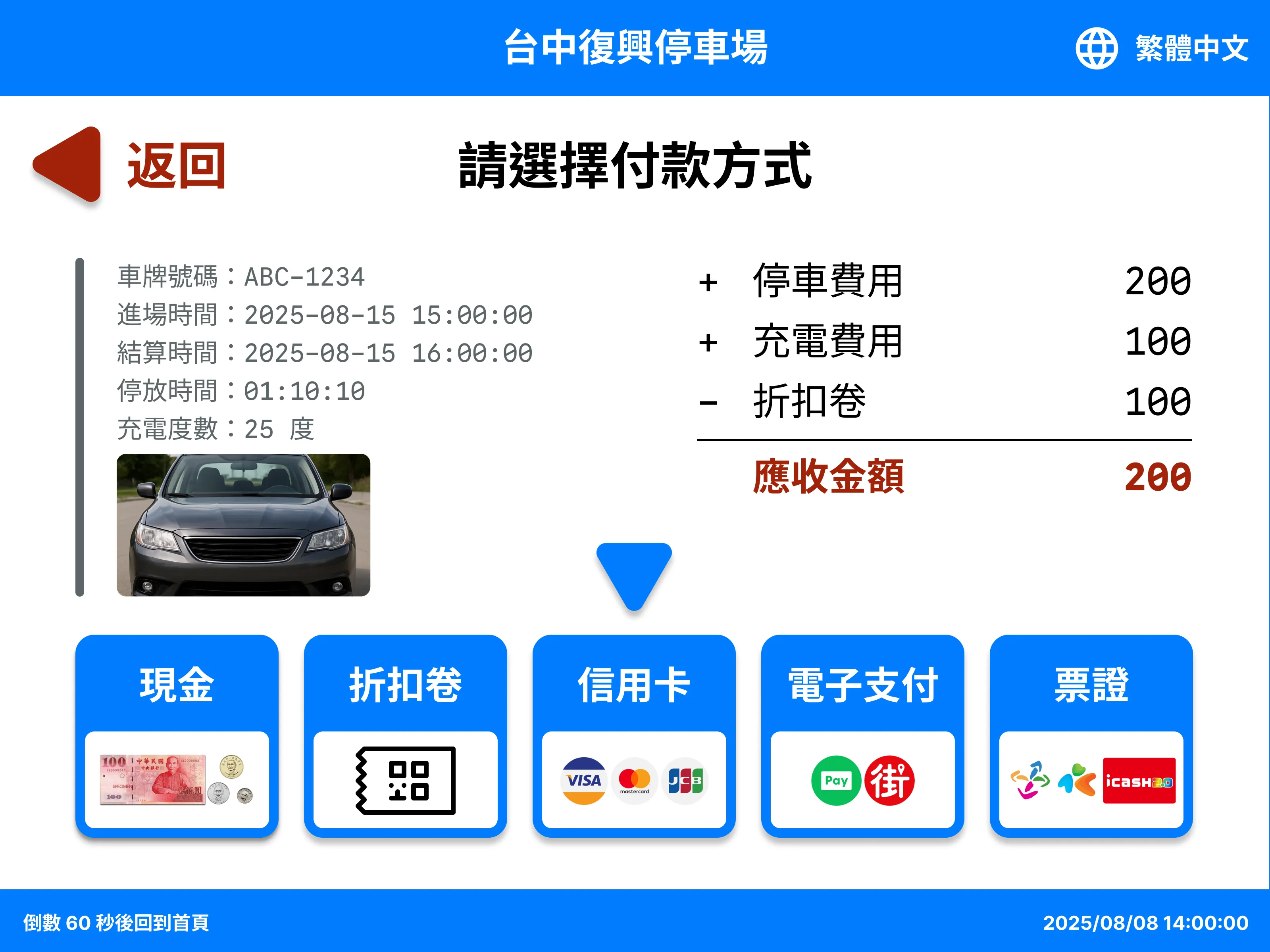 Smart Parking Management System Example Image 2
